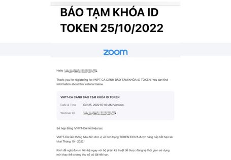 Khuyến cáo của VNPT về việc mạo danh  cung cấp dịch vụ VNPT -CA